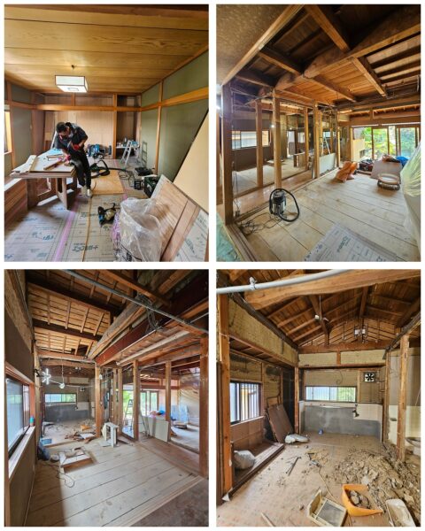 着工です！！！大和郡山市で昭和５６年建築（築４４年）の住まいの耐震＆断熱向上リノベーション